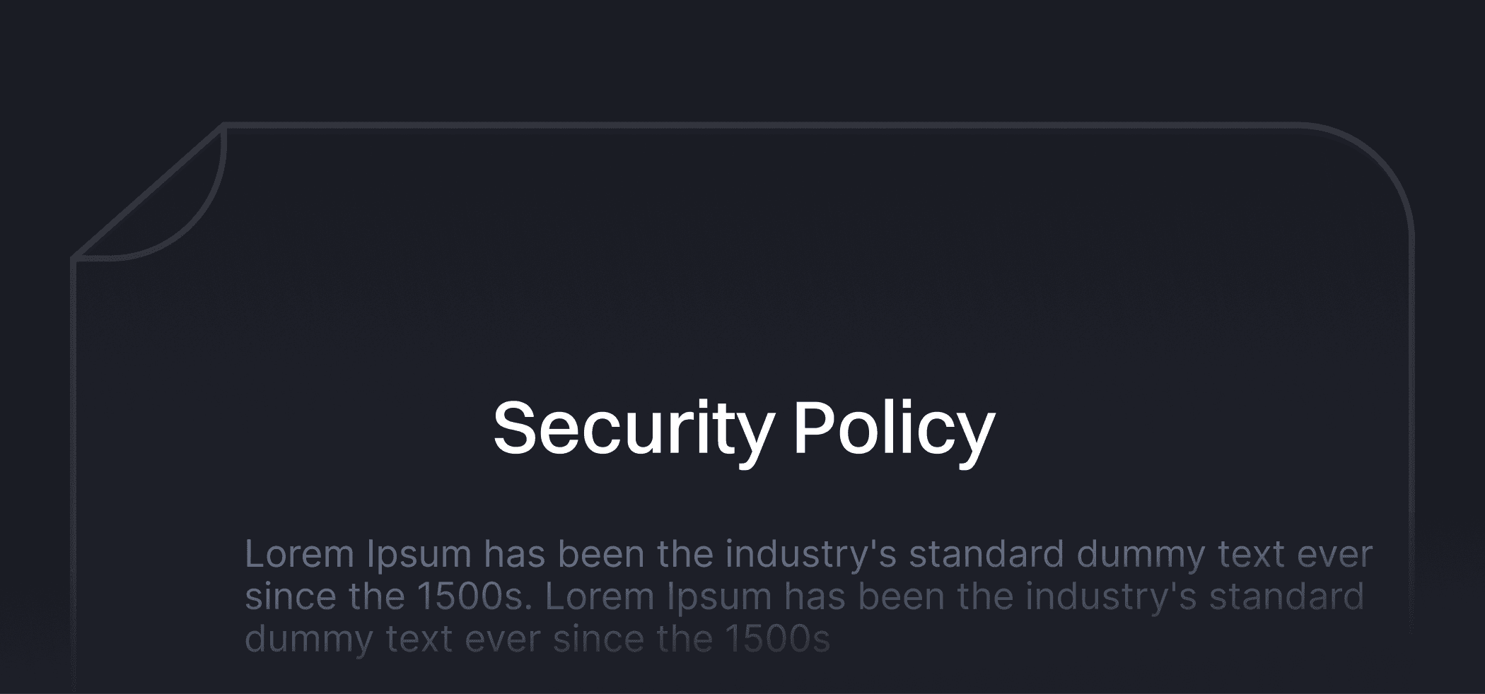 Policy Background